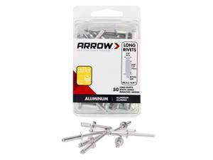 Arrow Fastener RLA3/16IP Long Aluminum 3/16-Inch Rivet, 50-Pack Arrow Fastener RLA3/16IP Long Aluminum 3/16-Inch Rivet, 50-Pack