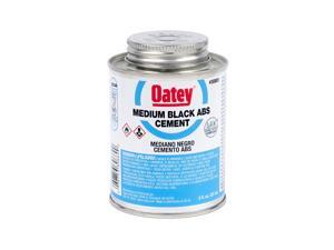 Oatey 30889 Medium Bodied Solvent Cement, 8 Oz, Can, Liquid, Black Oatey 30889 Medium Bodied Solvent Cement, 8 Oz, Can, Liquid, Black