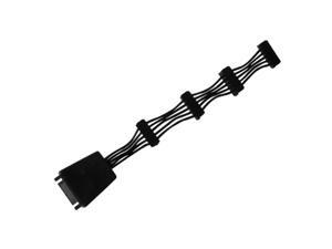Silverstone Tek Super Flexible 4-in-1 SATA Power Adapter Cable with Power Stabilizing Capacitors (CP06-E4) Silverstone Tek Super Flexible 4-in-1 SATA Power Adapter Cable with Power Stabilizing Capacitors (CP06-E4)