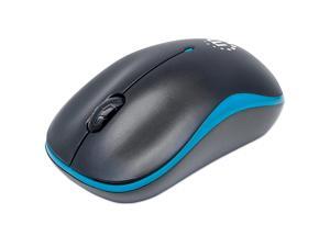 Manhattan Success Wireless Optical Mouse USB, 3 Buttons with Scroll Wheel, 1000 dpi, Blue/Black 179416 Manhattan Success Wireless Optical Mouse USB, 3 Buttons with Scroll Wheel, 1000 dpi, Blue/Black 179416