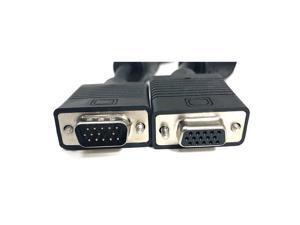 Micro Connectors, Inc. 25 feet X/S/VGA Coaxial HD15 Male To Female Extension Cable Double Shield with Ferrites (M05-110GDS ) Micro Connectors, Inc. 25 feet X/S/VGA Coaxial HD15 Male To Female Extension Cable Double Shield with Ferrites (M05-110GDS )