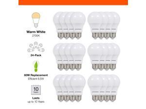 SYLVANIA General Lighting 74765 A19 Efficient 8.5W Soft White 2700K 60W Equivalent A29 LED Light Bulb (24 Pack), 24 Count SYLVANIA General Lighting 74765 A19 Efficient 8.5W Soft White 2700K 60W Equivalent A29 LED Light Bulb (24 Pack), 24 Count