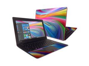 MightySkins Skin Compatible with Lenovo IdeaPad 100s 11.6" - Rainbow Waves | Protective, Durable, and Unique Vinyl Decal wrap Cover | Easy to Apply, Remove, and Change Styles | Made in The USA MightySkins Skin Compatible with Lenovo IdeaPad 100s 11.6" - Rainbow Waves | Protective, Durable, and Unique Vinyl Decal wrap Cover | Easy to Apply, Remove, and Change Styles | Made in The USA