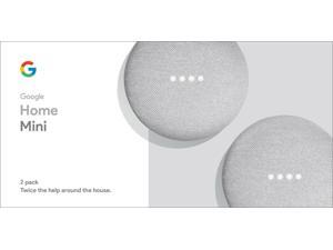 Google Home Mini Smart Assistant, Two Pack - Chalk NEW Google Home Mini Smart Assistant, Two Pack - Chalk NEW