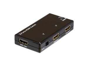 Cmple - 2 Port High Speed 4K HDMI Switch 2-in-1 out (2x1), Support 3D, Full HD 4K @30Hz, HDCP (no external power needed) Cmple - 2 Port High Speed 4K HDMI Switch 2-in-1 out (2x1), Support 3D, Full HD 4K @30Hz, HDCP (no external power needed)