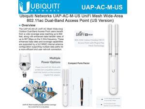 Ubiquiti Networks UAPACMUS UniFi AC Mesh WideArea InOut DualBand Access Point US Version