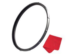 Ultra-Slim Nanotec Coatings 58mm X2 UV Filter for Camera Lenses Traction Frame Weather-Sealed by Breakthrough Photography MRC8 UV Protection Photography Filter with Lens Cloth 