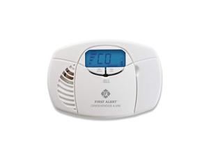 First Alert Carbon Monoxide Detector Alarm|No Outlet Required with Digital Display and Peak Memory, Battery Operated, CO410