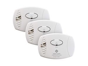 First Alert CO400 Carbon Monoxide Detector, Battery Operated, 3-Pack