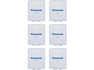 Panasonic BQ-CASE6SA Battery Storage Cases with 4AA or 5AAA Battery Capacity, 6 Pack Panasonic BQ-CASE6SA Battery Storage Cases with 4AA or 5AAA Battery Capacity, 6 Pack