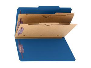 Poly Smead Out Guides w/Diagonal-Cut Pockets Blue Letter 50/Box 