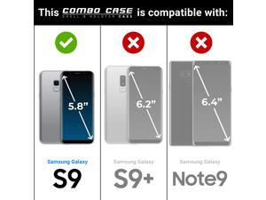 Aduro Galaxy S9 Case with Kickstand Belt Clip Holster, Combo Galaxy Case with Rotating Belt Clip Super Slim Shell Samsung Galaxy Belt Clip Case for Samsung Galaxy S9 (NOT PLUS) Cell Phone (2018) Black Aduro Galaxy S9 Case with Kickstand Belt Clip Holster, Combo Galaxy Case with Rotating Belt Clip Super Slim Shell Samsung Galaxy Belt Clip Case for Samsung Galaxy S9 (NOT PLUS) Cell Phone (2018) Black