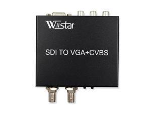 SDI to VGA+CVBS Converter with SDI Loop Out for PC Laptops Projectors Computers HDTV SDI to VGA+CVBS Converter with SDI Loop Out for PC Laptops Projectors Computers HDTV