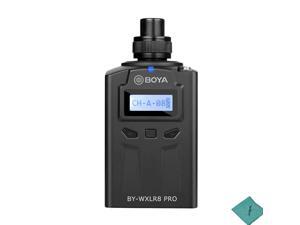 BOYA by-WXLR8 Pro Microphone Transmitter 48-Channel Plug-on Microphone Transmitter LCD Display XLR Connection Compatiable with BOYA by-WM8 /by-WM6 Receiver BOYA by-WXLR8 Pro Microphone Transmitter 48-Channel Plug-on Microphone Transmitter LCD Display XLR Connection Compatiable with BOYA by-WM8 /by-WM6 Receiver