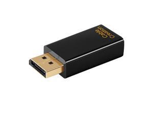 Displayport to HDMI Adapter, CableCreation 4K 3D Gold Plated DP to HDMI Converter Male to Female 1.4V Black Displayport to HDMI Adapter, CableCreation 4K 3D Gold Plated DP to HDMI Converter Male to Female 1.4V Black