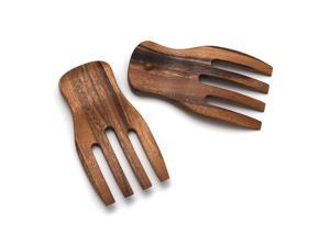 Lipper International 1102 Acacia Salad Hands, 3.75" x 7" x 1.88", One Pair Lipper International 1102 Acacia Salad Hands, 3.75" x 7" x 1.88", One Pair