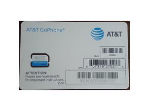 AT&T SIM Card, Compatible with Prepaid (GoPhone) and Postpaid AT&T Cellular Service (Nano) AT&T SIM Card, Compatible with Prepaid (GoPhone) and Postpaid AT&T Cellular Service (Nano)