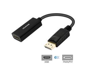 DisplayPort to HDMI, Benfei Gold-Plated DP Display Port to HDMI Adapter (Male to Female) Compatible for Lenovo Dell HP and Other Brand DisplayPort to HDMI, Benfei Gold-Plated DP Display Port to HDMI Adapter (Male to Female) Compatible for Lenovo Dell HP and Other Brand