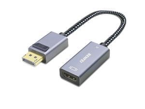 DisplayPort to HDMI, Benfei Gold-Plated DP Display Port to HDMI 4K Adapter (Male to Female) Compatible for Lenovo Dell HP and Other Brand DisplayPort to HDMI, Benfei Gold-Plated DP Display Port to HDMI 4K Adapter (Male to Female) Compatible for Lenovo Dell HP and Other Brand