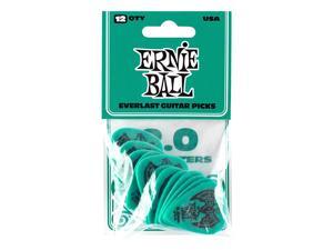 Ernie Ball 2.0mm Teal Everlast Guitar Picks (P09196)