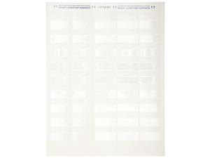 Matte Finish White/Translucent Laser Printable Label Pack of 1000 B-361B Self-Laminating Polyester Brady LAT-48-361-1 0.5 Width x 1 Height 