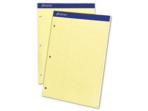 Ampad Double Sheets Pad Law Rule 8 1/2 x 11 3/4 Canary 100 Sheets 20245 Ampad Double Sheets Pad Law Rule 8 1/2 x 11 3/4 Canary 100 Sheets 20245