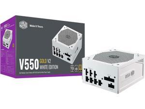 Cooler Master V550 Gold White Edition V2 Full Modular, 550W, 80+ Gold Efficiency Cooler Master V550 Gold White Edition V2 Full Modular, 550W, 80+ Gold Efficiency
