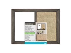 The Board Dudes 17 x 23 Inch Combo Dry Erase and Burlap Board with Mounting Gear The Board Dudes 17 x 23 Inch Combo Dry Erase and Burlap Board with Mounting Gear