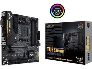 ASUS TUF GAMING B450M-PLUS II AM4 AMD B450 SATA 6Gb/s Micro ATX AMD Motherboard ASUS TUF GAMING B450M-PLUS II AM4 AMD B450 SATA 6Gb/s Micro ATX AMD Motherboard