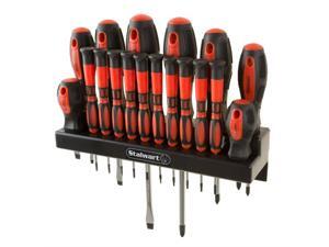 18 Pc Precision Magnetic Tip Screwdriver Set with Wall Mount and Hardware 18 Pc Precision Magnetic Tip Screwdriver Set with Wall Mount and Hardware