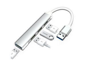 Super Speed Aluminium 4 Port USB 3.0 Hub Powered Hub Ultra Slim Adapter Super Speed Aluminium 4 Port USB 3.0 Hub Powered Hub Ultra Slim Adapter