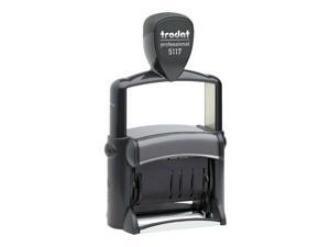 Trodat 5117 Professional 12-Message Stamp/Dater, Self-Inking (Black) New Trodat 5117 Professional 12-Message Stamp/Dater, Self-Inking (Black) New