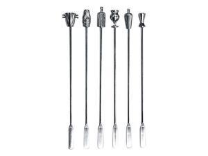 Prodyne SS3 Stainless Steel Legacy Swizzle Sticks Set of 6 Prodyne SS3 Stainless Steel Legacy Swizzle Sticks Set of 6