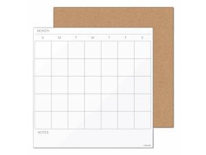 U Brands Tile Board Value Pack w/Undated One Month Calendar 14 x 14 White U Brands Tile Board Value Pack w/Undated One Month Calendar 14 x 14 White