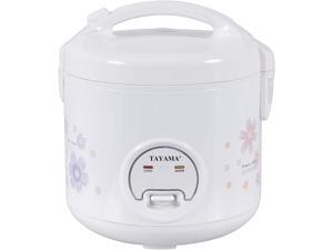 Tayama Automatic Rice Cooker & Food Steamer 10 Cup, White (Trc-10R) Tayama Automatic Rice Cooker & Food Steamer 10 Cup, White (Trc-10R)
