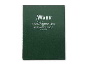 Ward Lesson Plan Book, Wirebound 8 Class Periods/Day 11 x 8-1/2 100 Pages, Green Ward Lesson Plan Book, Wirebound 8 Class Periods/Day 11 x 8-1/2 100 Pages, Green