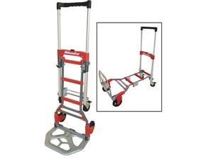 Milwaukee 300 Lb. Capacity 2-In-1 Hand Truck Dolly Work Cart Trailer Haul Wagon Milwaukee 300 Lb. Capacity 2-In-1 Hand Truck Dolly Work Cart Trailer Haul Wagon