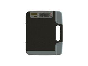 Staples Portable Clipboard with Calculator Hvy Duty Black 14 3/8 x 12 x 1 5/8 Staples Portable Clipboard with Calculator Hvy Duty Black 14 3/8 x 12 x 1 5/8