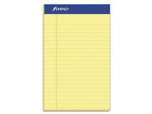 Ampad 20-204 Evidence Perf, Jr. Legal Rule Pads, Red Margin, 5x8 Inches, Canary, 50 Sheets, Dozen (AMP20204) Ampad 20-204 Evidence Perf, Jr. Legal Rule Pads, Red Margin, 5x8 Inches, Canary, 50 Sheets, Dozen (AMP20204)