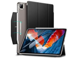 ESR Trifold Case Compatible with iPad Pro 12.9 2021, Translucent Stand Case with Clasp, Auto Sleep and Wake, Pencil 2 Wireless Charging, Ascend Series, Black ESR Trifold Case Compatible with iPad Pro 12.9 2021, Translucent Stand Case with Clasp, Auto Sleep and Wake, Pencil 2 Wireless Charging, Ascend Series, Black