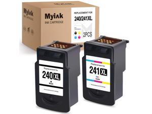 Ink Cartridge Replacement For Canon 240Xl 241Xl 240 Xl 241 Xl Work With Pixma Mg3620 Ts5120 Mx532 Mg3520 Mx432 Mx452 Mx472 Mg3122 Mg3120 Mg3222 Mg2220 (1 Black ..