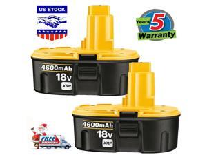 2-Pack Dc9096-2 18 Volt For Dewalt Xrp Battery Dc9098 Dc9099 Dw9096 Dc9096 4.6A