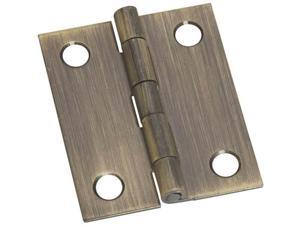NEW STANLEY 803240 PK 2 BRIGHT BRASS 2/" CABINET BROAD DOOR HINGES 6793533