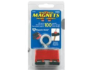 Heavy-Duty Retrieving and Holding Magnet 1/" Height with Ey 2/" Width 5/" Length