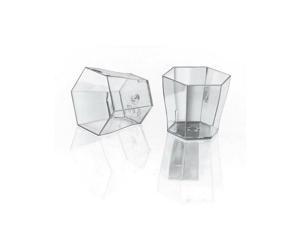 100 APEX DISPOSABLE DESSERT CUPS PLASTIC SHOT GLASS FOR APPETIZERS//DESSERTS