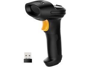 Inateck Barcode Scanner, Wireless Scanner, 2600mAh Battery, 35M Range, Automatic Scanning, BCST-60 Black