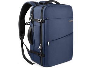 Inateck 40L Travel Carry-On Luggage Backpack, Flight Approved Anti-Theft Laptop Rucksack Large Daypack Weekender Bag for 17'' Laptop - Blue Inateck 40L Travel Carry-On Luggage Backpack, Flight Approved Anti-Theft Laptop Rucksack Large Daypack Weekender Bag for 17'' Laptop - Blue