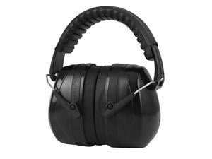 Adjustable Ear Defenders Noise Reduction Earmuffs Hearing Protection Black
