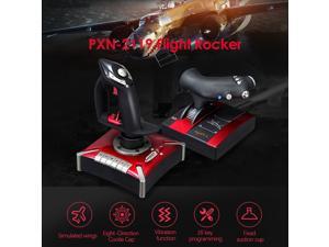 PXN-2119II Flight Stick Simulator Gaming Joystick Controller Set for Windows PXN-2119II Flight Stick Simulator Gaming Joystick Controller Set for Windows