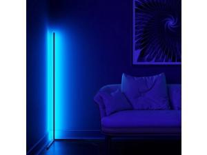 Floor Lamp Modern RGB LED Corner Lamp Standing Pole Light Remote Control UK Floor Lamp Modern RGB LED Corner Lamp Standing Pole Light Remote Control UK